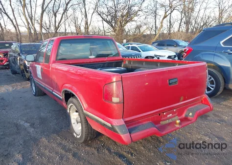 1997 Chevrolet S-10 Ls Fleetside from USA, damaged, VIN 1GCCS19W7VK101343
